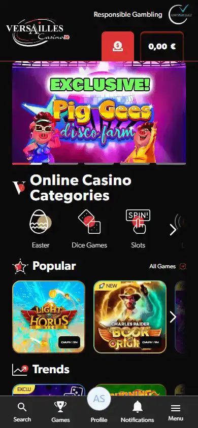 Versailles Casino BE screenshot 3