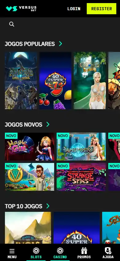 Versusbet Casino PT screenshot 4