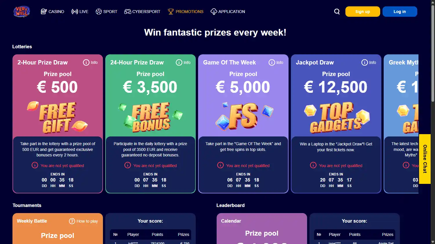 VeryWell Casino screenshot 3