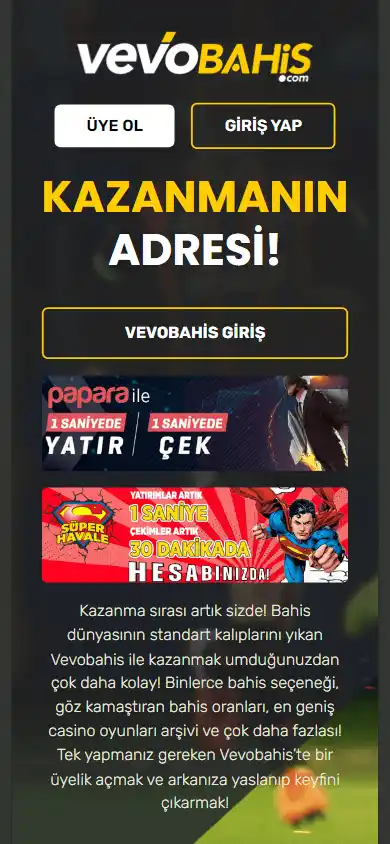Vevobahis Casino screenshot 2