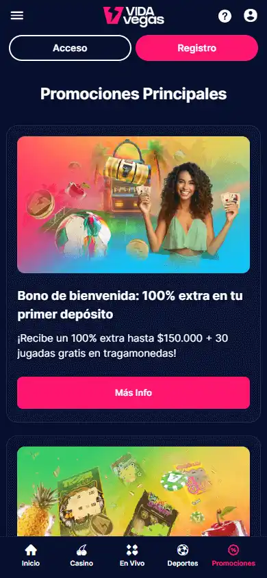 VIDAvegas Casino screenshot 6
