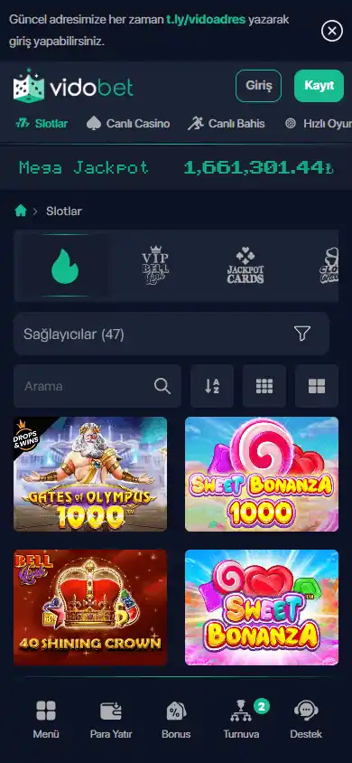VidoBet Casino screenshot 5