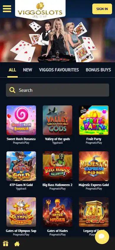 Viggoslots Casino screenshot 4