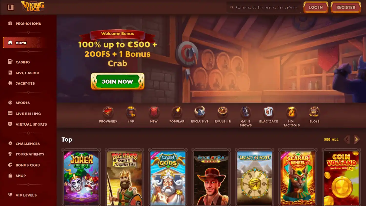 Viking Luck Casino screenshot 1