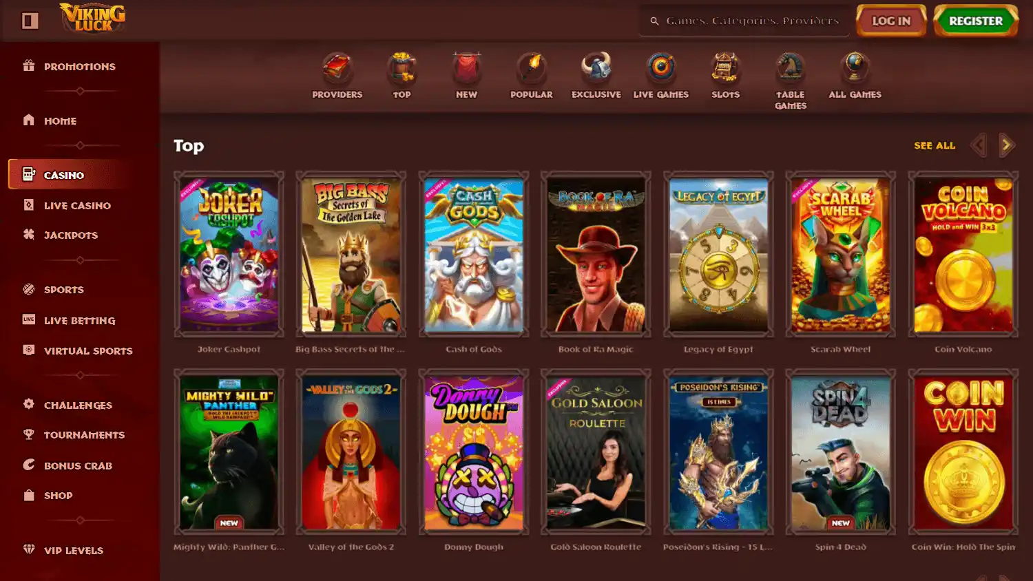 Viking Luck Casino screenshot 2