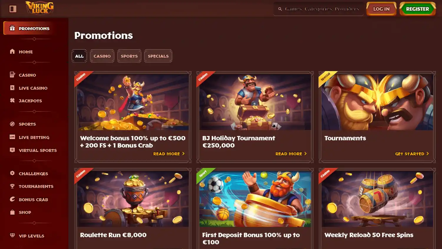 Viking Luck Casino screenshot 3