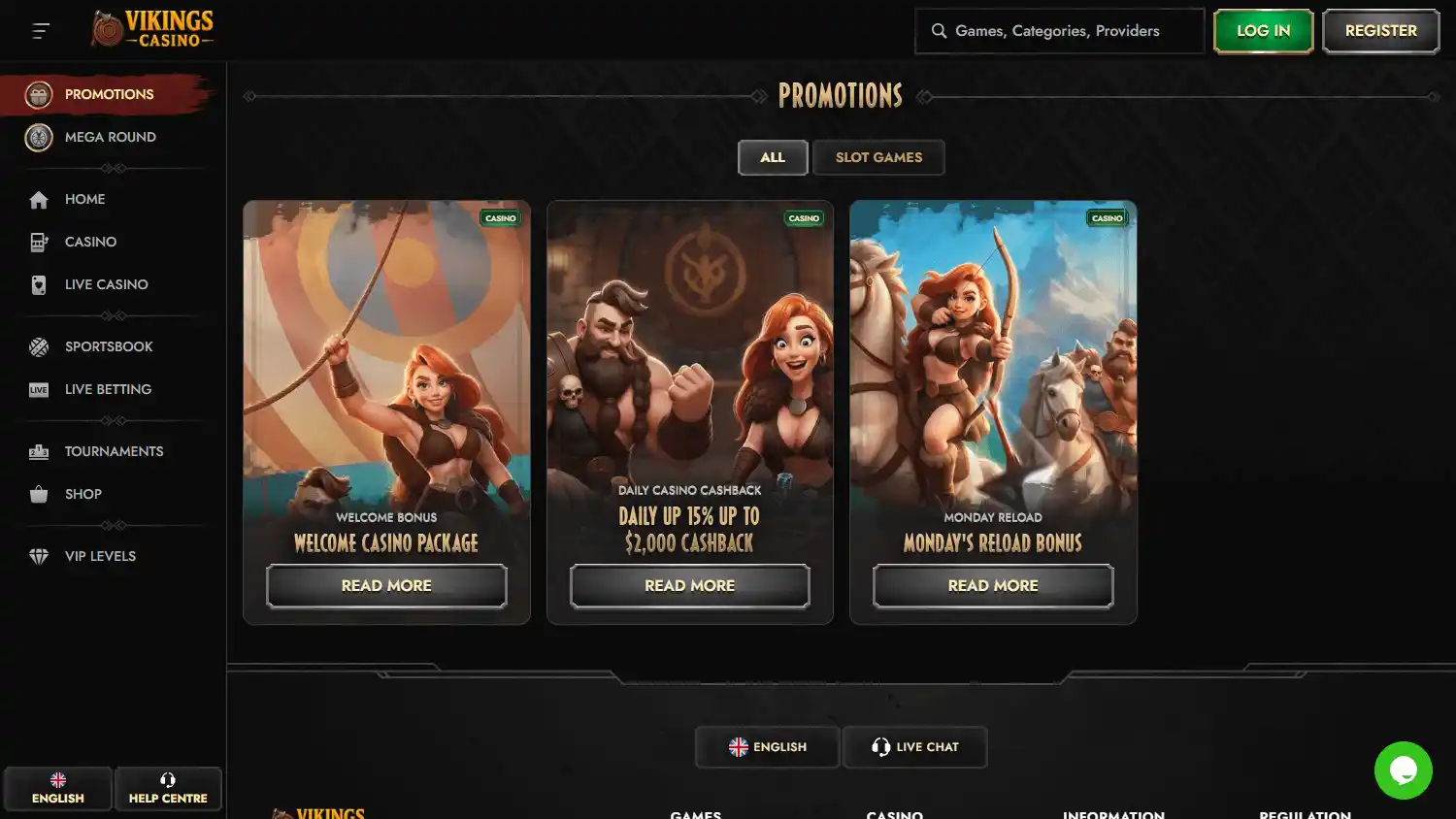 Vikings Casino screenshot 3