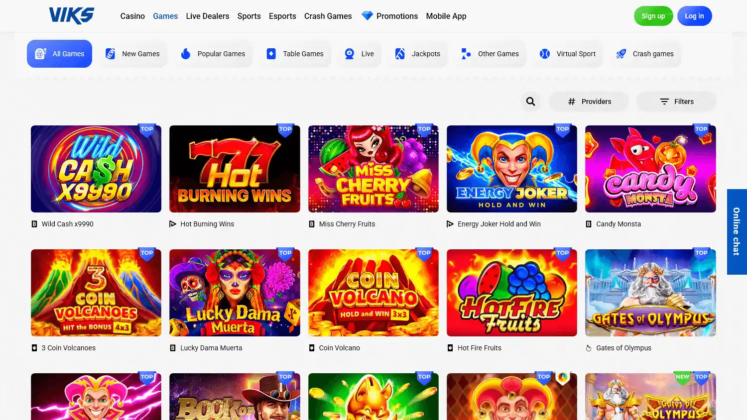 Viks Casino screenshot 2