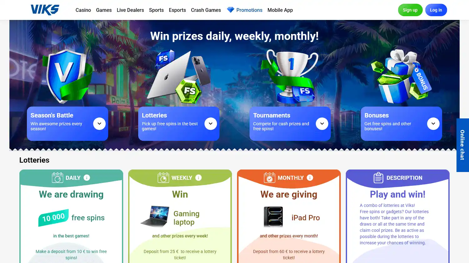 Viks Casino screenshot 3