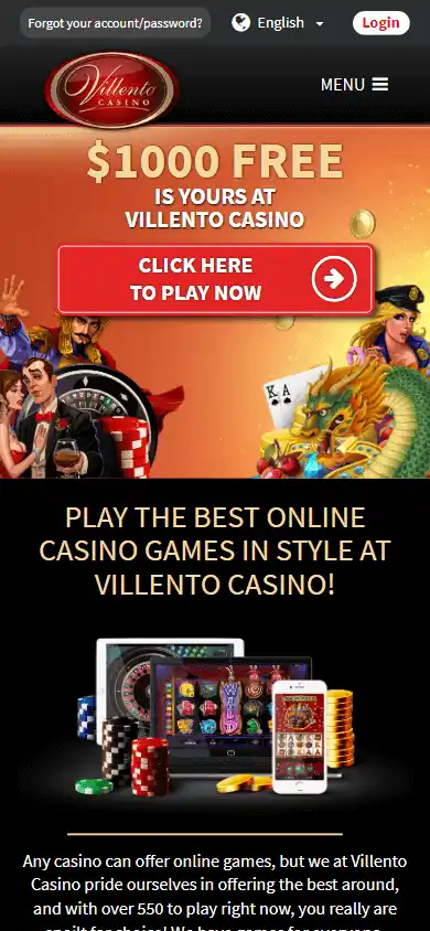 Villento Casino screenshot 5