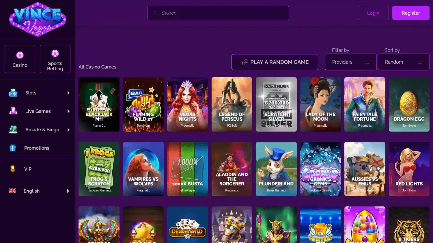 Vince Vegas Casino screenshot 2