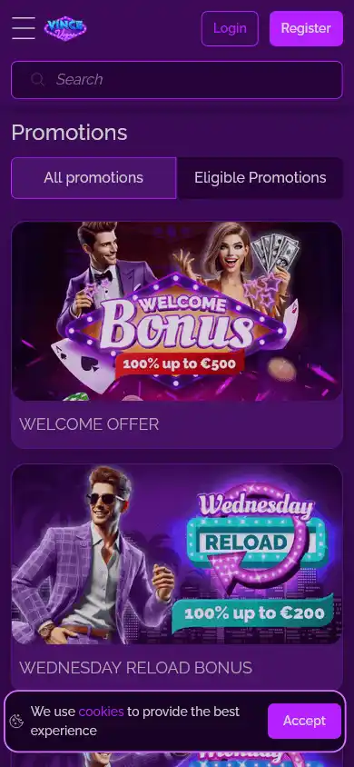 Vince Vegas Casino screenshot 4