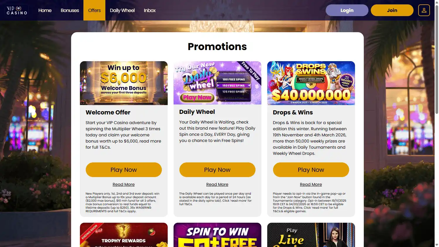 VIP Casino screenshot 3