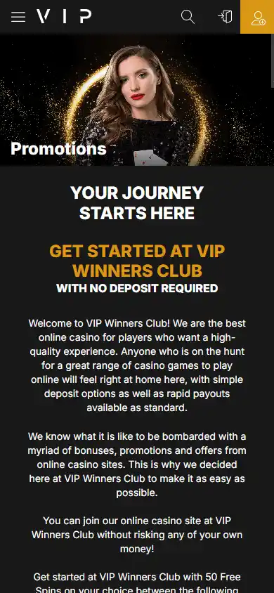 VIP Winners Club Casino screenshot 6