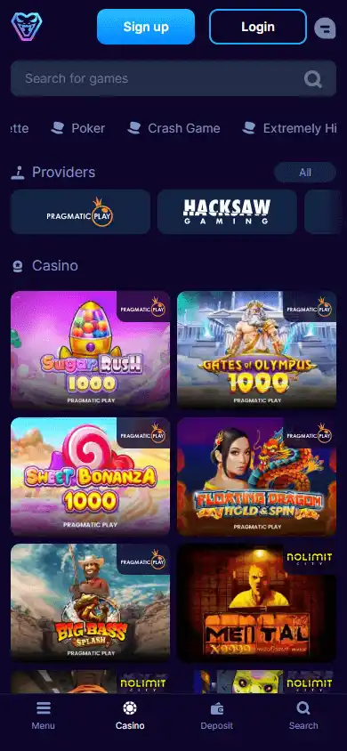 ViperSpin Casino screenshot 5