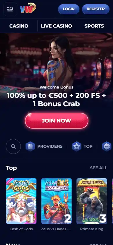 ViperWin Casino screenshot 4