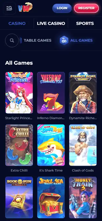 ViperWin Casino screenshot 5