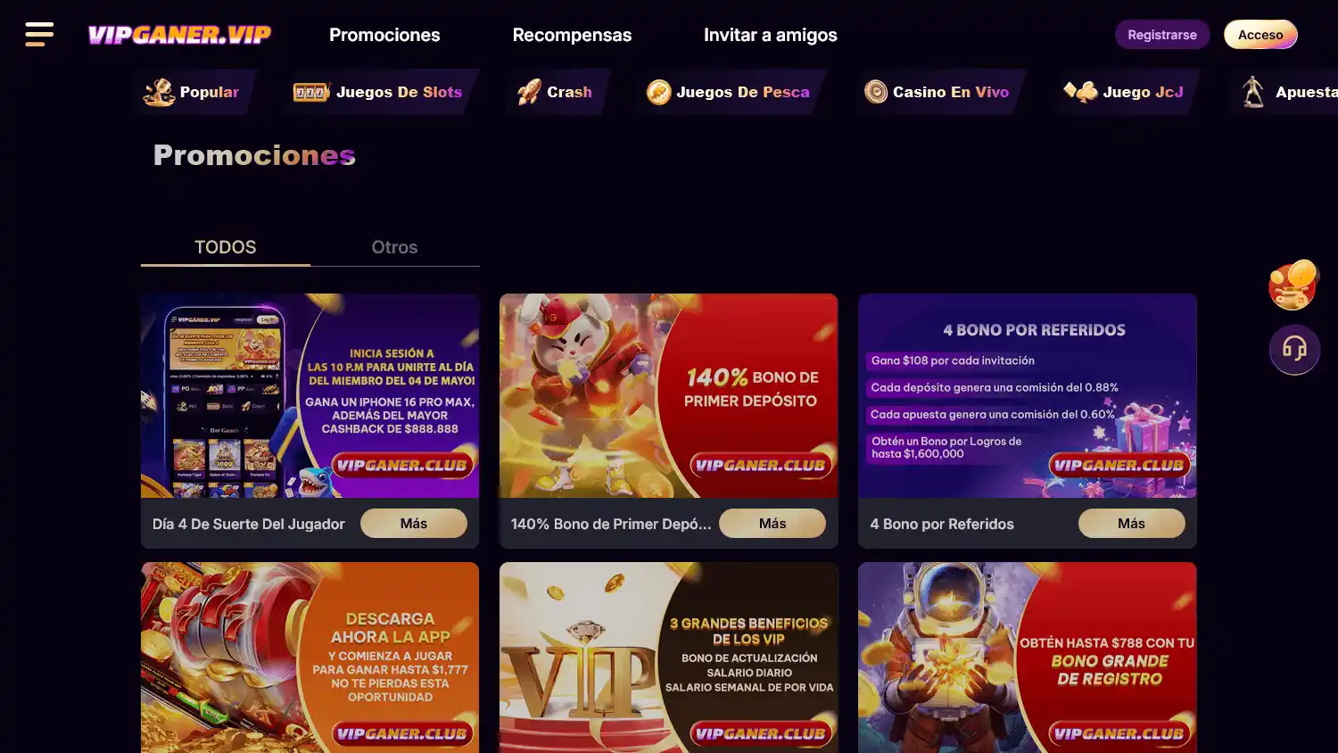 Vipganer Casino screenshot 3