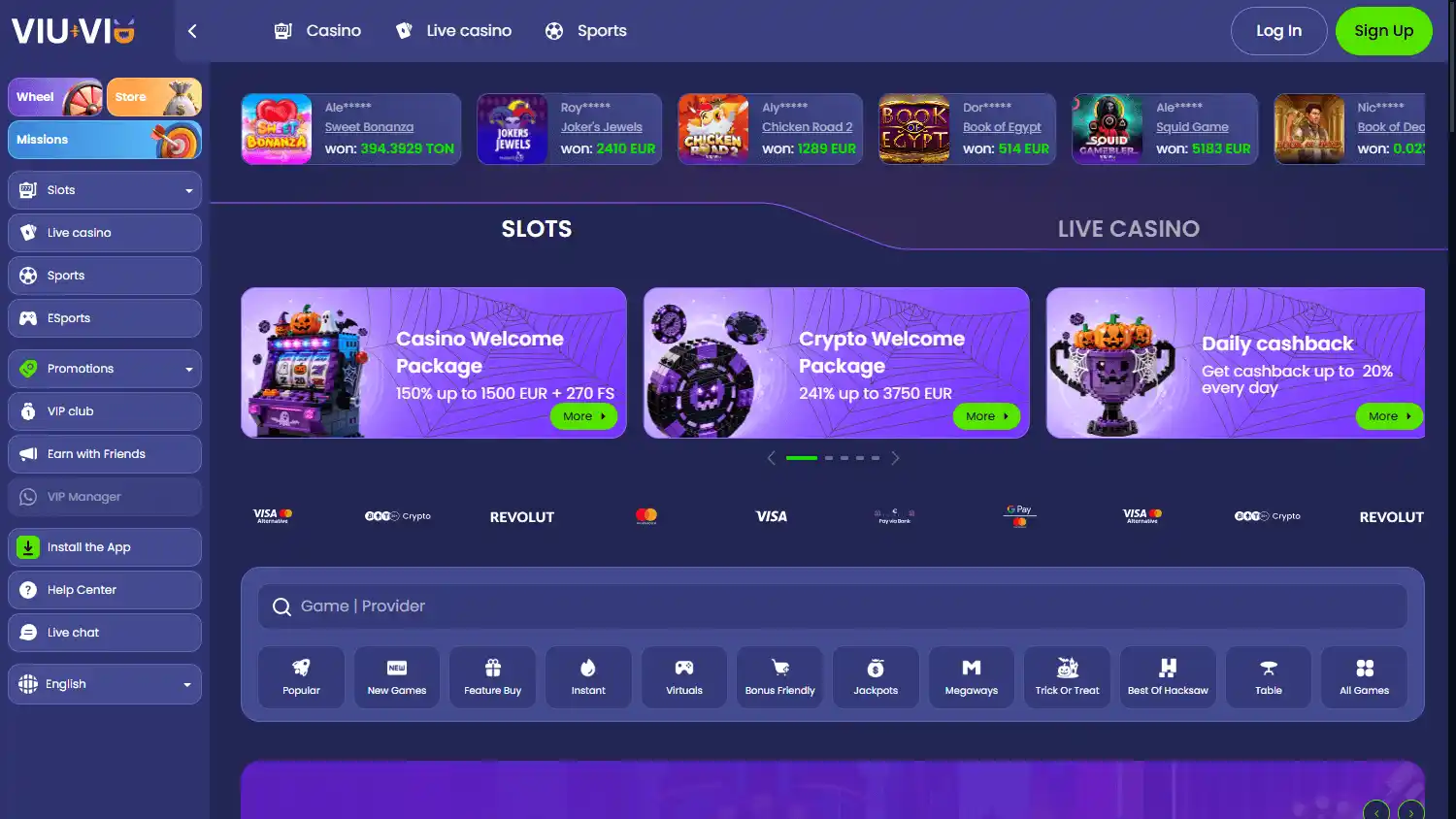 Viu-viu Casino screenshot 1