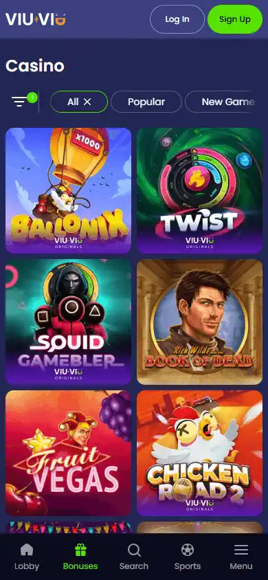Viu-viu Casino screenshot 5