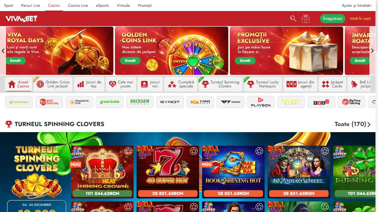 VIVABET Casino screenshot 1