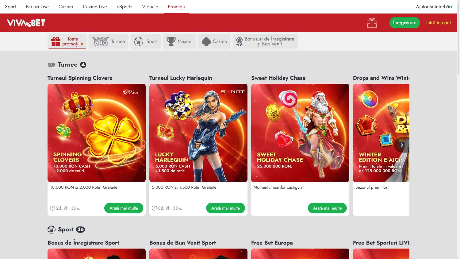 VIVABET Casino screenshot 3