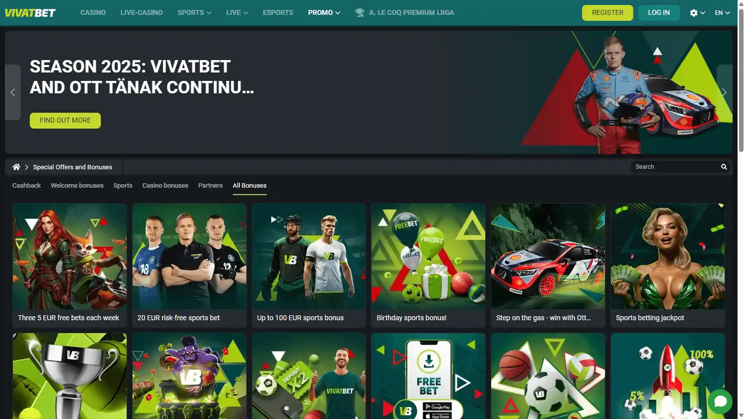 VivatBet Casino IE screenshot 4