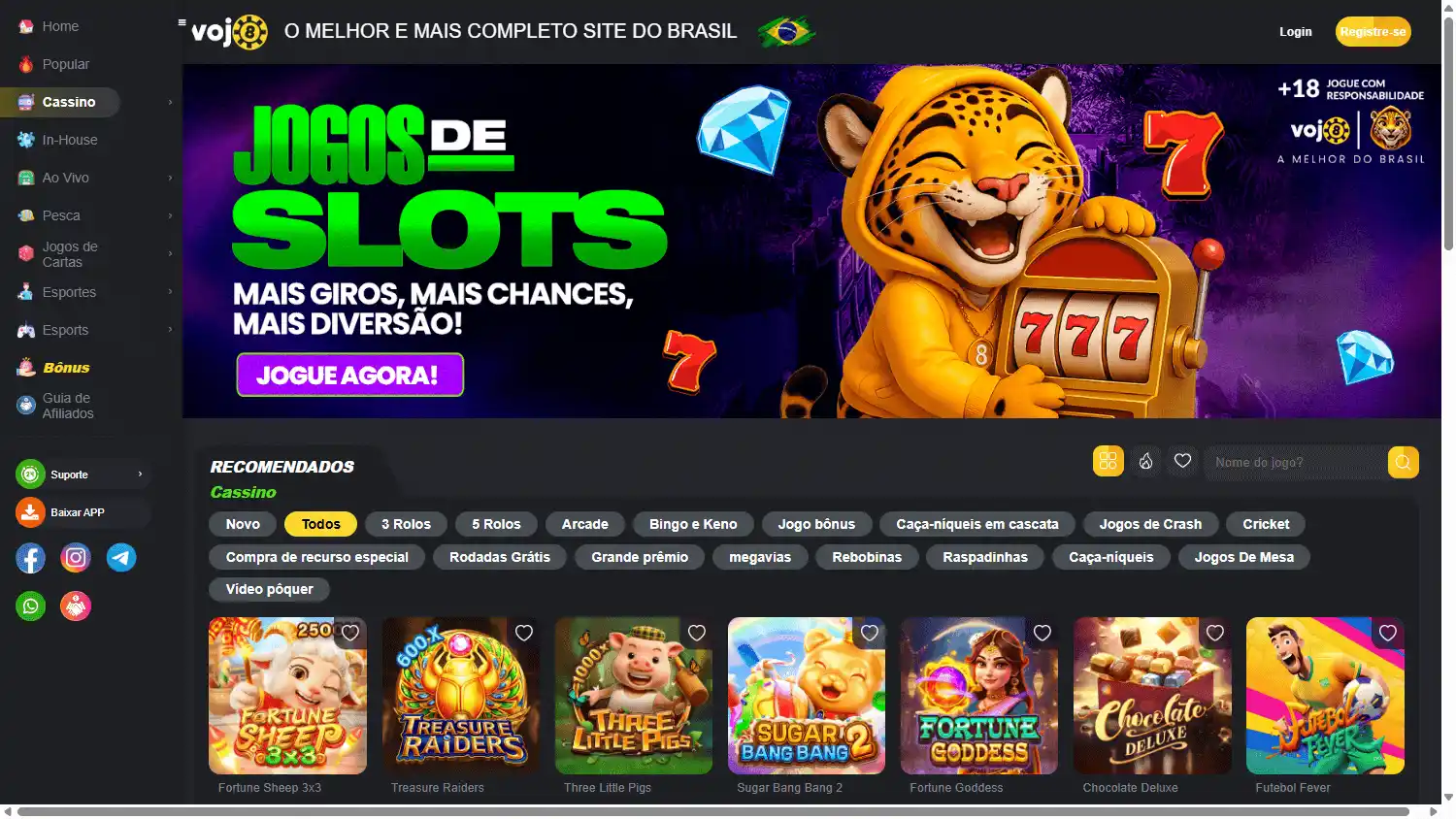 Voj8 Casino screenshot 2