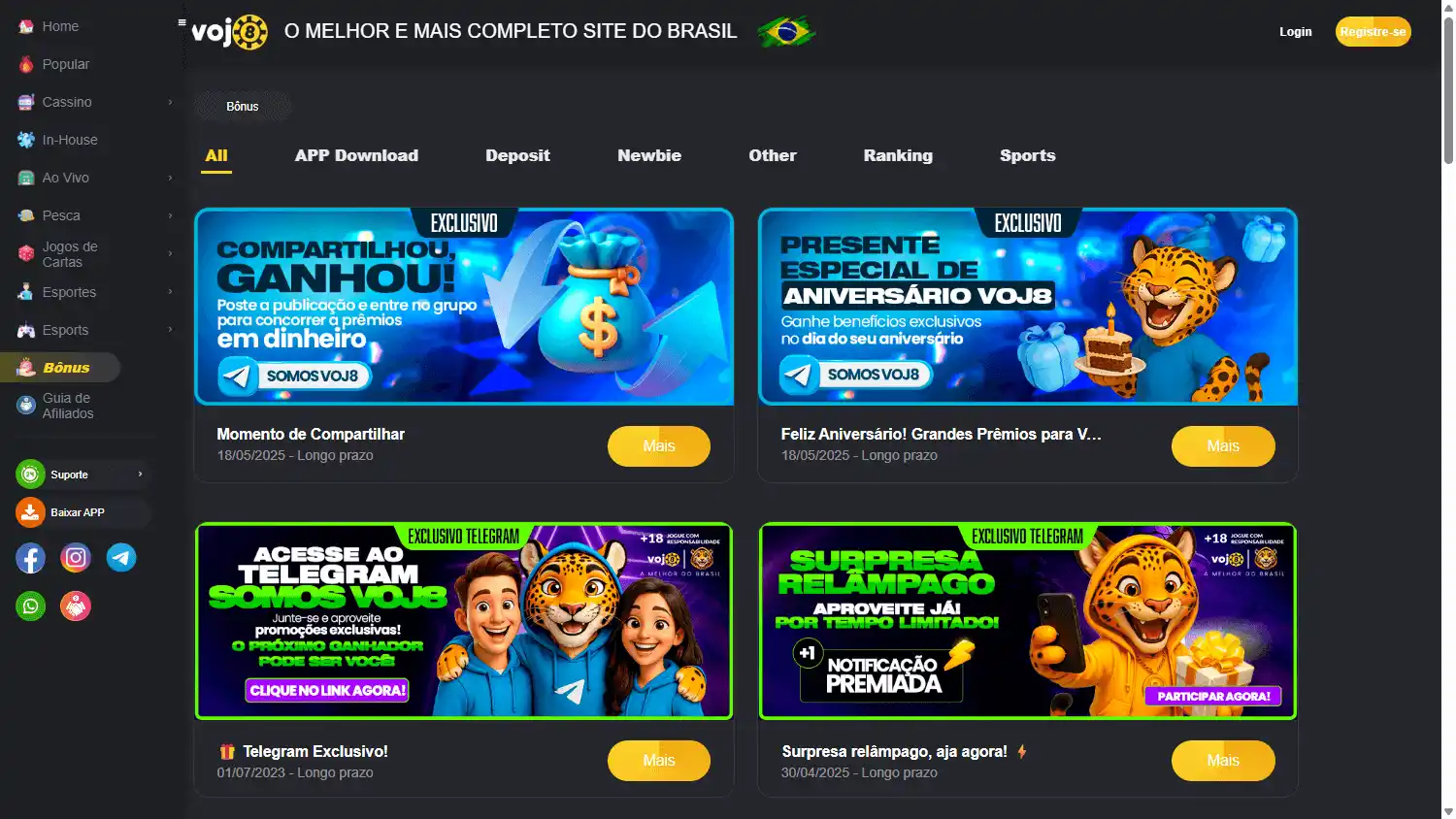 Voj8 Casino screenshot 3