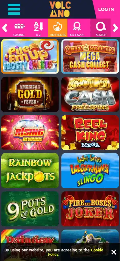 Volcano Bingo Casino screenshot 5