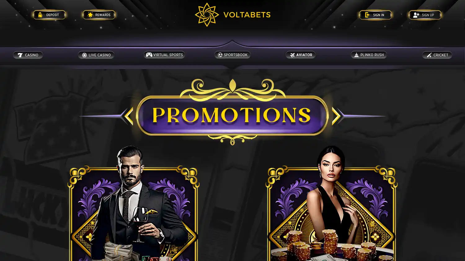 Voltabets Casino screenshot 2