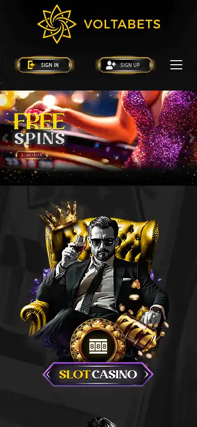 Voltabets Casino screenshot 3