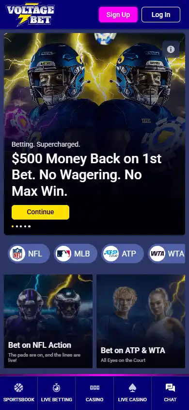 VoltageBet Casino screenshot 3
