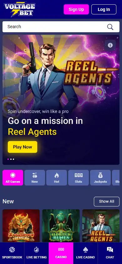 VoltageBet Casino screenshot 4