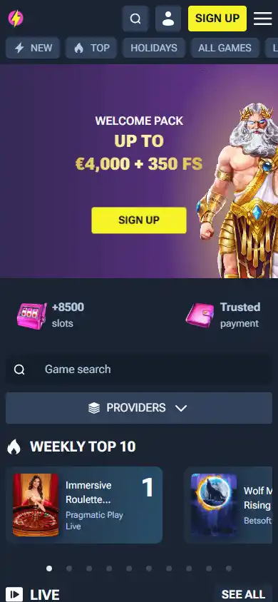 Voltslot Casino screenshot 4