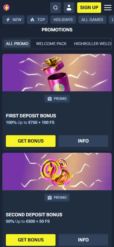 Voltslot Casino screenshot 6