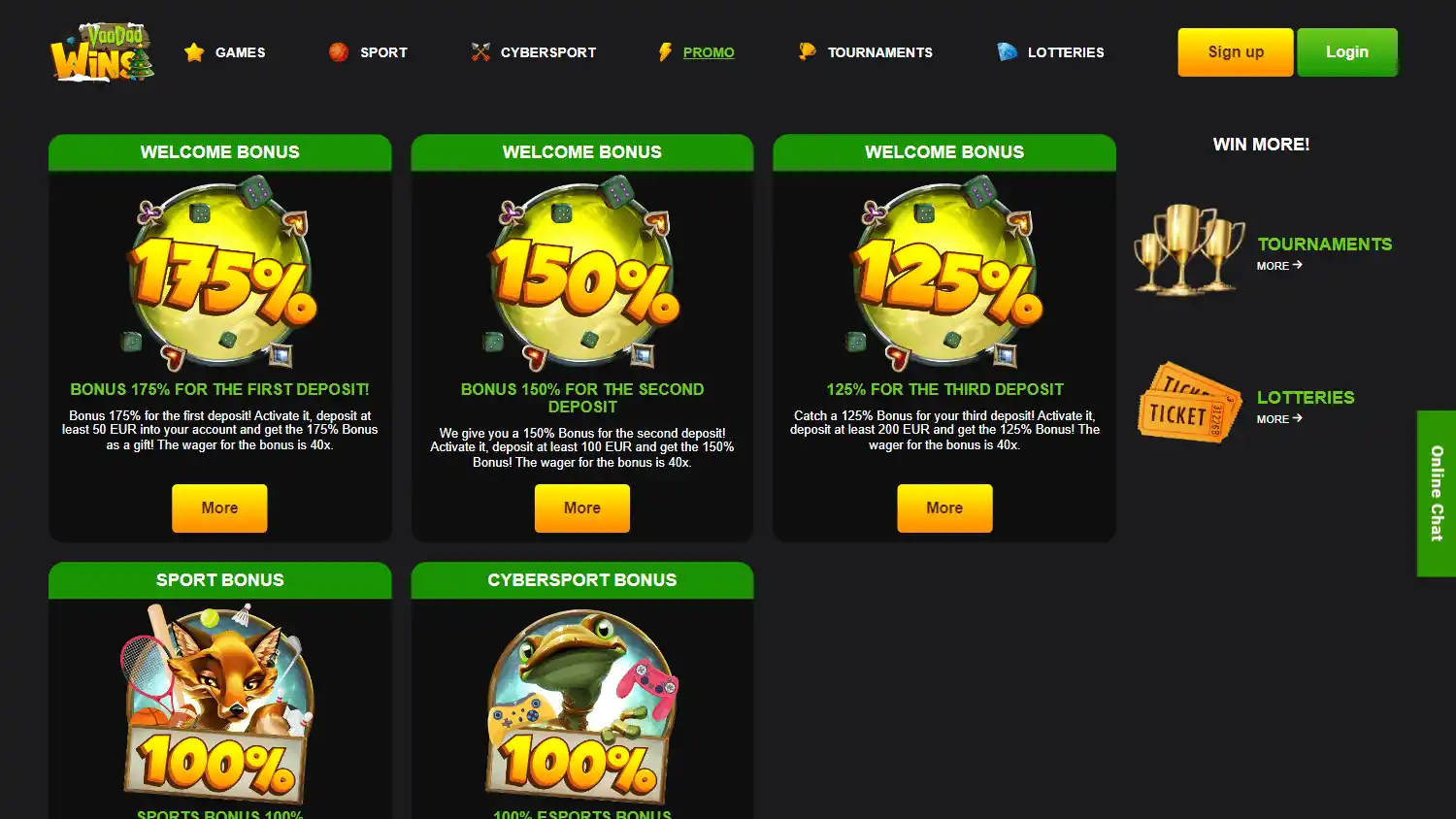Voodoo Wins Casino screenshot 3