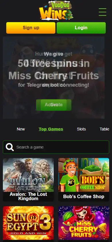 Voodoo Wins Casino screenshot 4