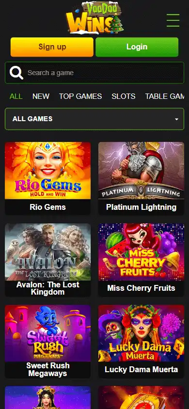 Voodoo Wins Casino screenshot 5