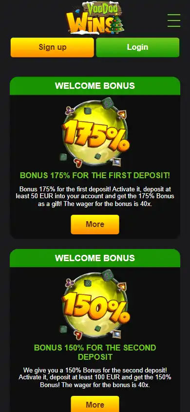 Voodoo Wins Casino screenshot 6