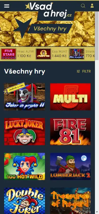 Vsaď A Hrej Casino screenshot 5