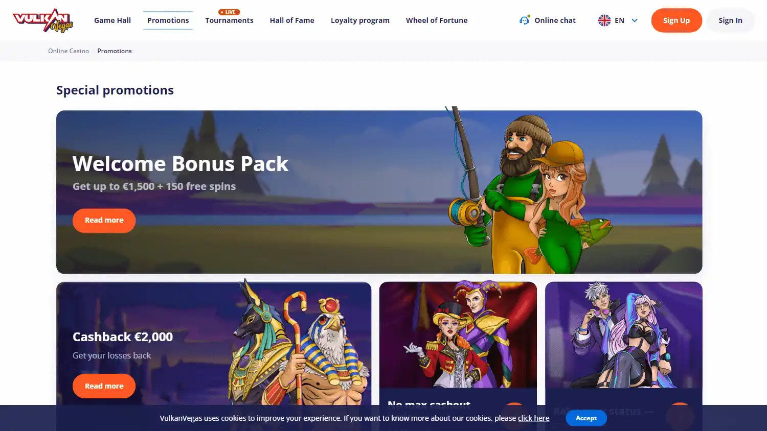 V.Vegas Casino screenshot 3