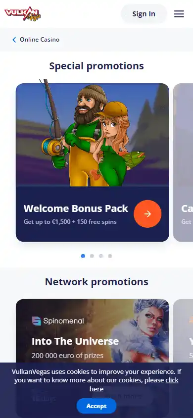 V.Vegas Casino screenshot 5