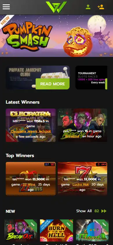 W Casino screenshot 4