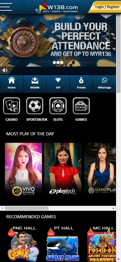 W138 Casino screenshot 5