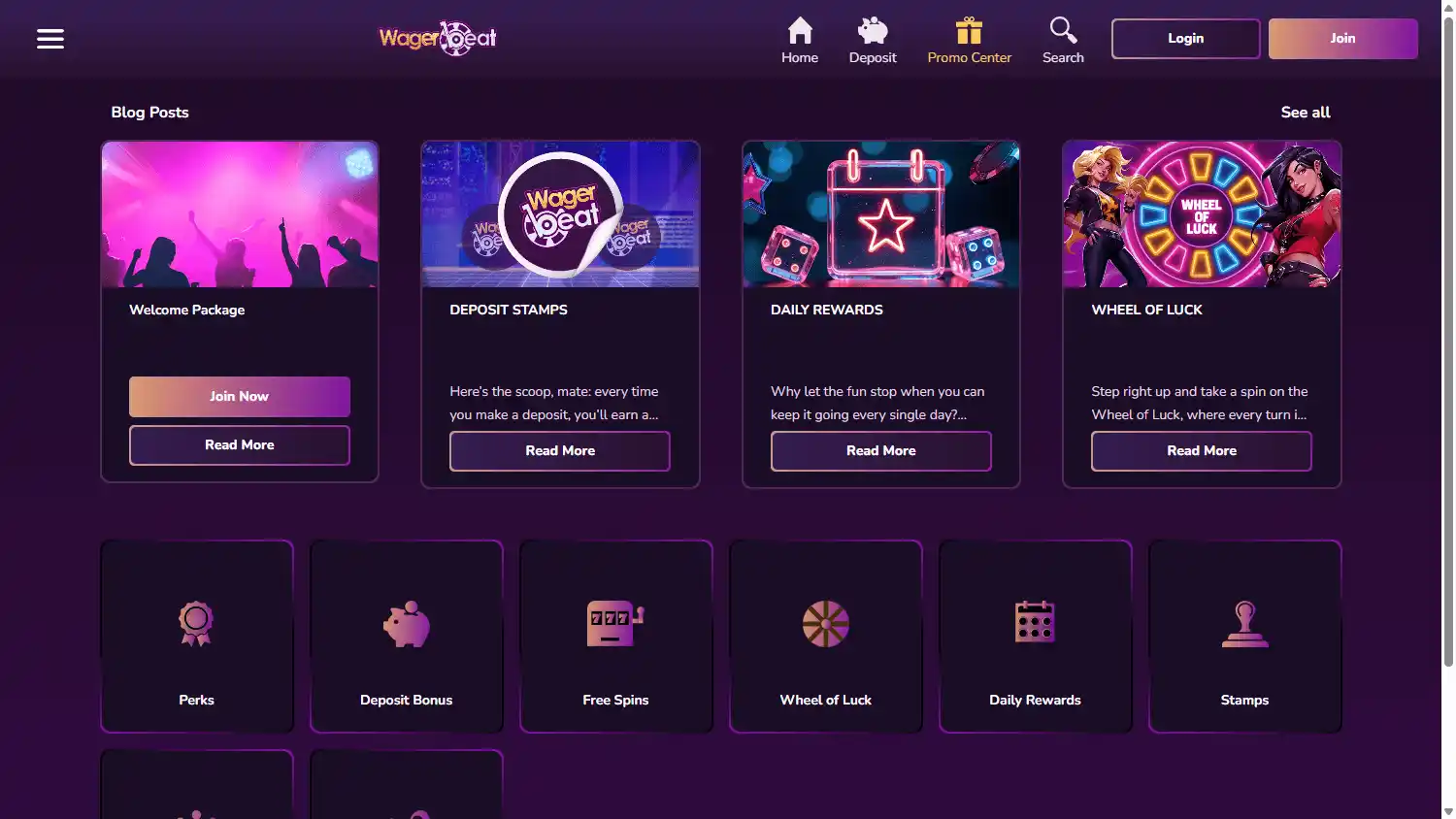Wager Beat Casino screenshot 2