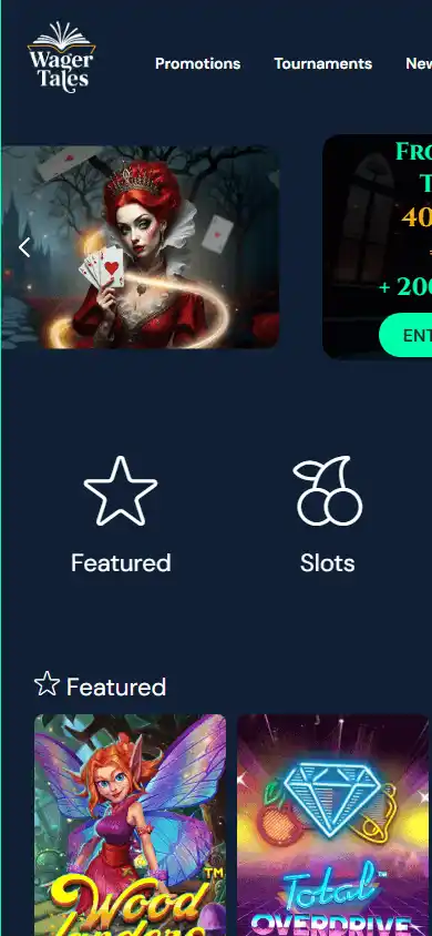 Wager Tales Casino screenshot 4