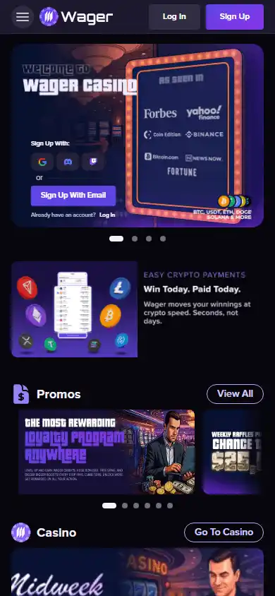 WagerCasino screenshot 4