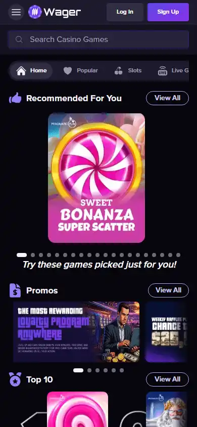 WagerCasino screenshot 5