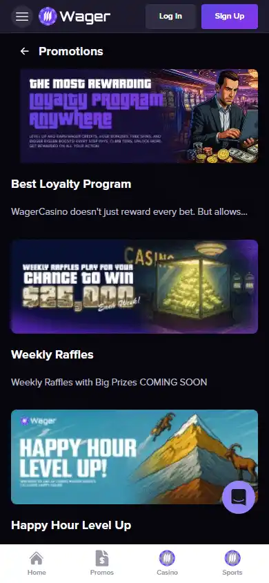WagerCasino screenshot 6